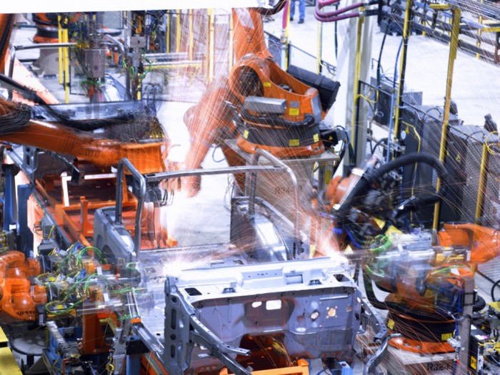 Robots in the automotive industry